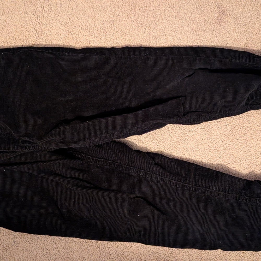 Kids Classic Black Corduroy Pants